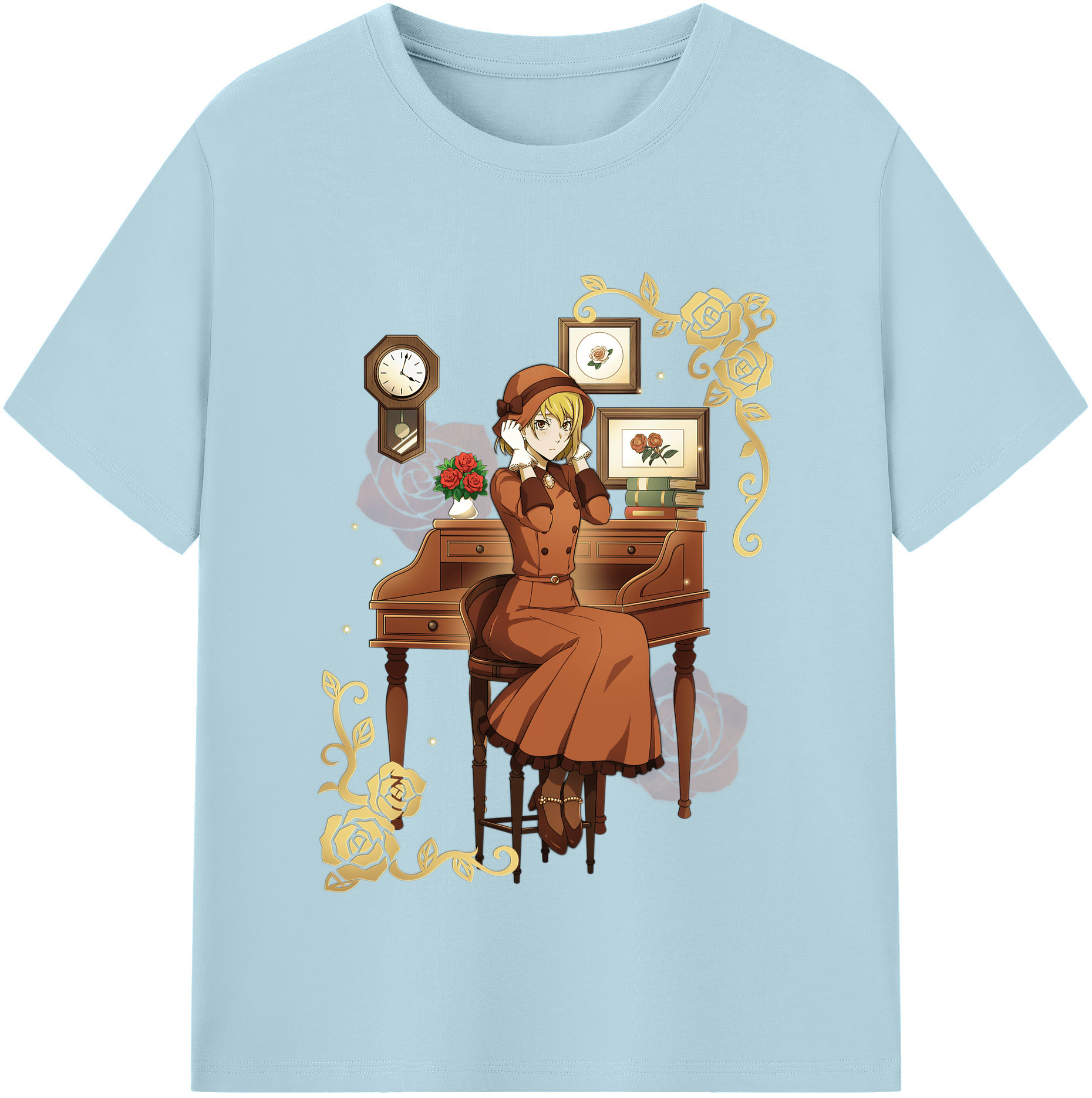 （画像用） 文豪ストレイドッグス Bungo Stray Dogs 綿100％半袖Tシャツ（フロントプリント）